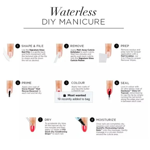 Butter London Beauty-Ta-Ta Patent High Shine 10X Nail Lacquer-Full Size 6 ml-NEW - Picture 9 of 12